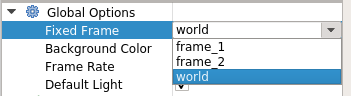Selecting the fixed frame